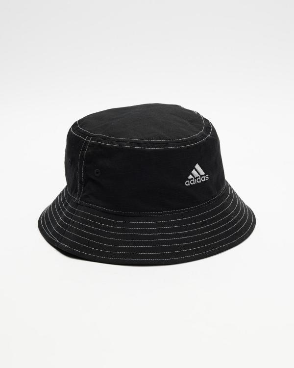 adidas Performance - Classic Cotton Bucket Hat  - Hats (Black, White & Grey Three) Classic Cotton Bucket Hat 