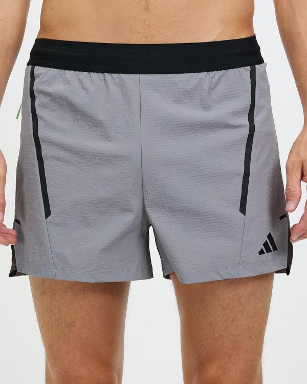 adidas Performance - D4T Pro Series Adistrong Workout Shorts - Shorts (Grey Three & Black) D4T Pro Series Adistrong Workout Shorts