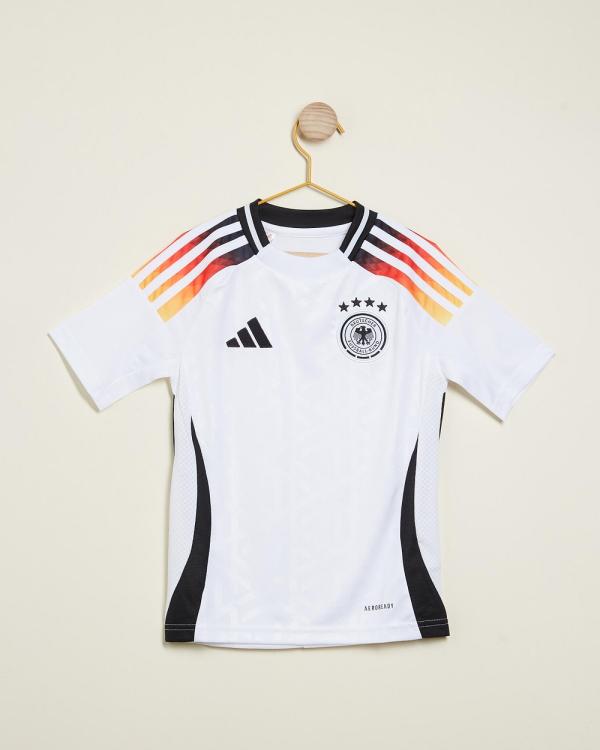 adidas Performance - Germany 24 Home Jersey   Kids Teens - T-Shirts & Singlets (White) Germany 24 Home Jersey - Kids-Teens