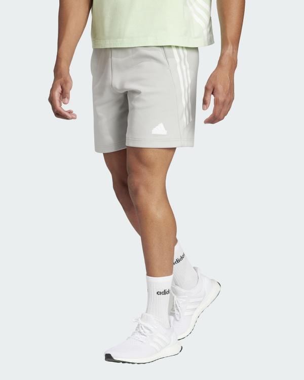 adidas Sportswear - Future Icons 3 Stripes Shorts Mens - Shorts (Grey Two) Future Icons 3-Stripes Shorts Mens