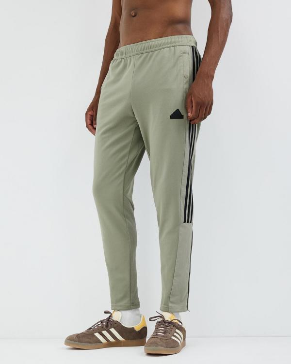 adidas Sportswear - Tiro Material Mix Pants - Pants (Silver Pebble) Tiro Material Mix Pants