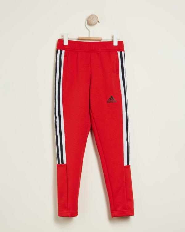 adidas Sportswear - Tiro Pants   Kids Teens - Pants (Better Scarlet & Grey One) Tiro Pants - Kids-Teens