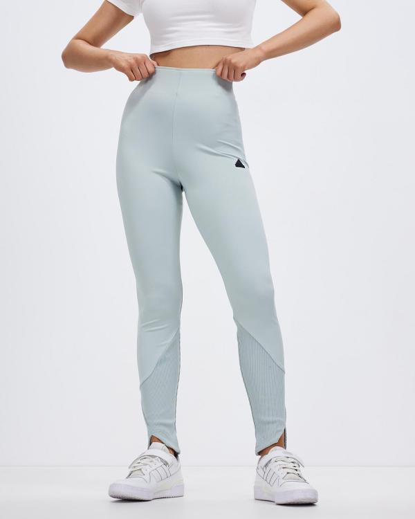 adidas Sportswear - Z.N.E. Leggings - Pants (Wonder Silver) Z.N.E. Leggings