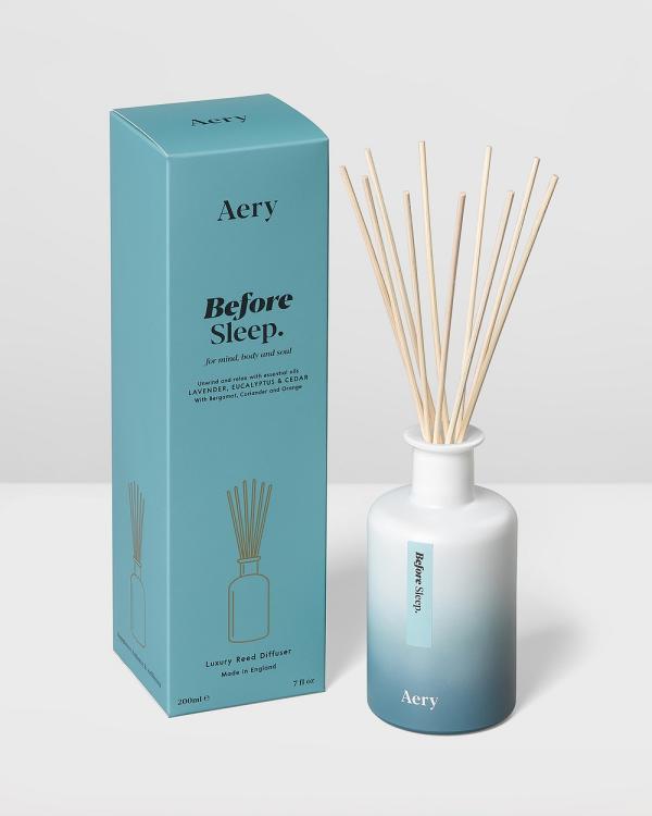 Aery Living - Aromatherapy 200ml Reed Diffuser Before Sleep - Diffusers (Blue) Aromatherapy 200ml Reed Diffuser Before Sleep