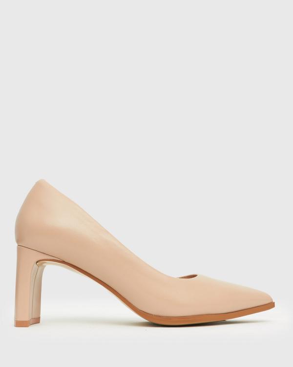 Airflex - Ashley Pointed Toe Heel Pumps - All Pumps (Nude) Ashley Pointed Toe Heel Pumps