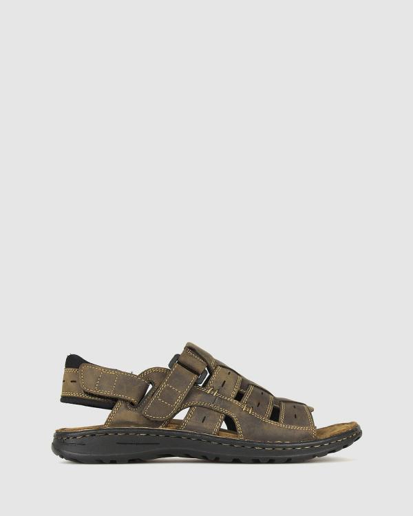 Airflex - Rick Leather Sandals - Casual Shoes (Brown) Rick Leather Sandals