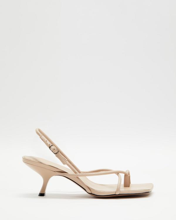 Alias Mae - Jemima - Mid-low heels (Cream Leather) Jemima