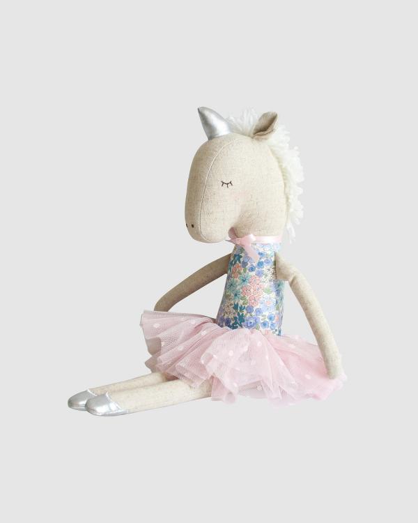 Alimrose - Yvette Unicorn Doll 43cm - Animals (Blue) Yvette Unicorn Doll 43cm