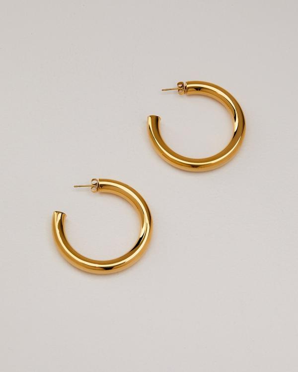 ALIX YANG - Kennedy Hoops - Jewellery (Gold) Kennedy Hoops