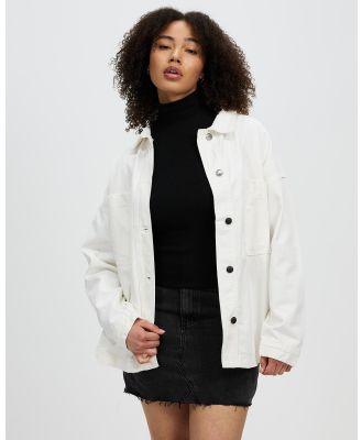 All About Eve - Dale Shacket - Coats & Jackets (VINTAGE WHITE) Dale Shacket