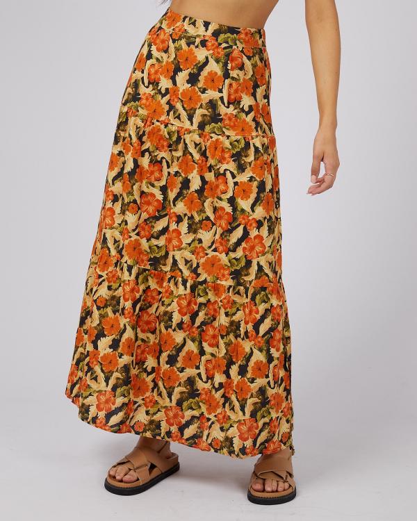All About Eve - Margot Floral Maxi Skirt - Skirts (PRINT) Margot Floral Maxi Skirt