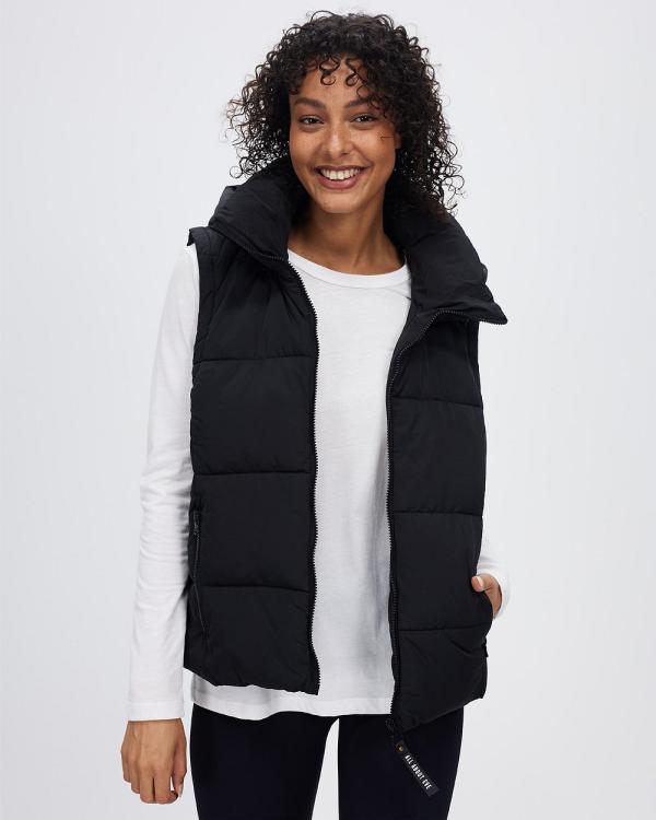 All About Eve - Remi Luxe Puffer Vest - Coats & Jackets (BLACK) Remi Luxe Puffer Vest