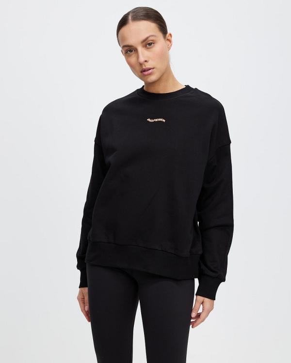 All Fenix - Waves Crew Sweater - Jumpers & Cardigans (Black) Waves Crew Sweater