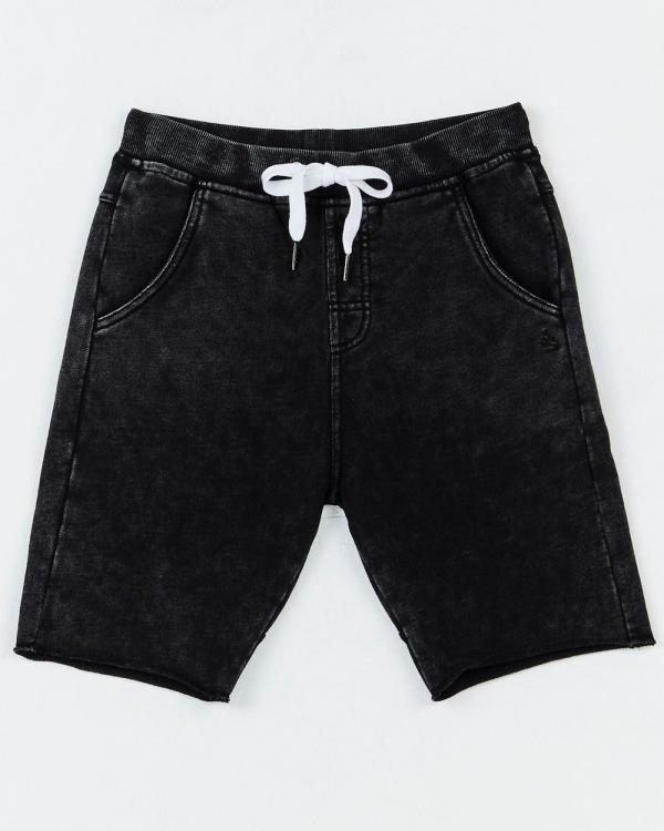 Alphabet Soup - Teen Stacked Short Mineral Black - Shorts (Black) Teen Stacked Short Mineral Black