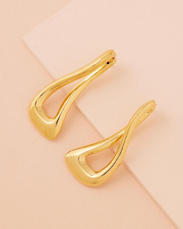 Amber Sceats - Sandra Earrings - Jewellery (Gold) Sandra Earrings