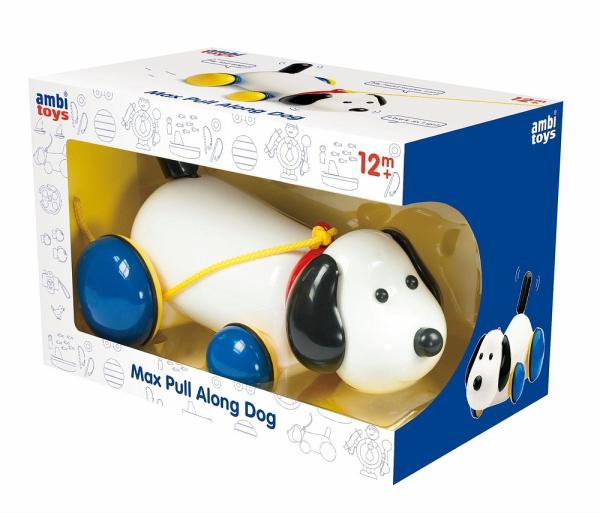 Ambi Toys - Max Pull Along Dog - Developmental Toys (Multi) Max Pull Along Dog