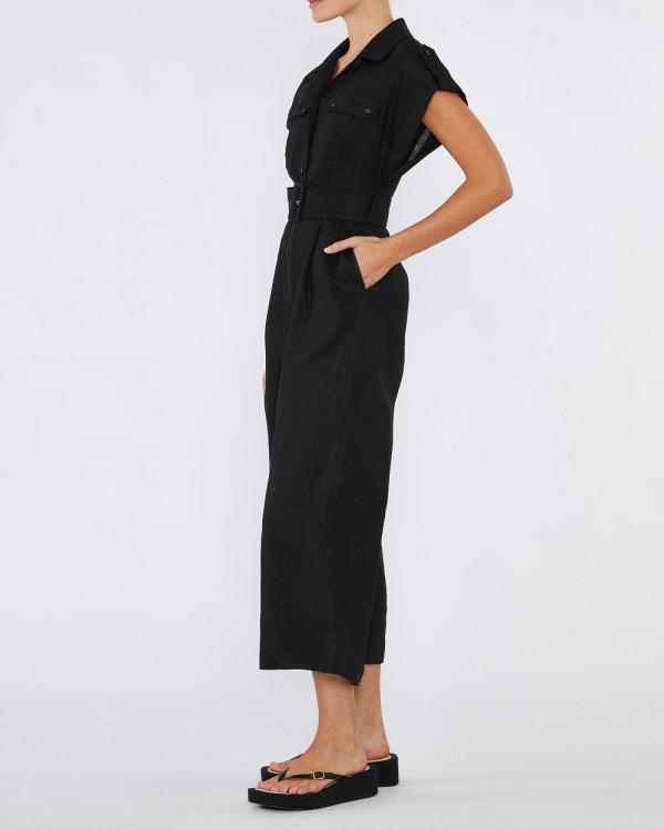 Amelius - Esra Utility Jumpsuit - Jumpsuits & Playsuits (Black) Esra Utility Jumpsuit