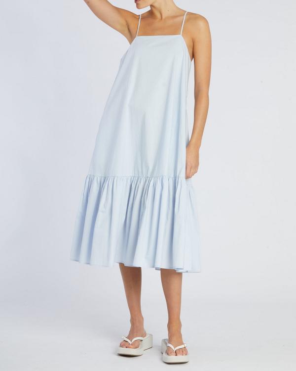 Amelius - Zadie Poplin Midi Dress - Dresses (Blue) Zadie Poplin Midi Dress
