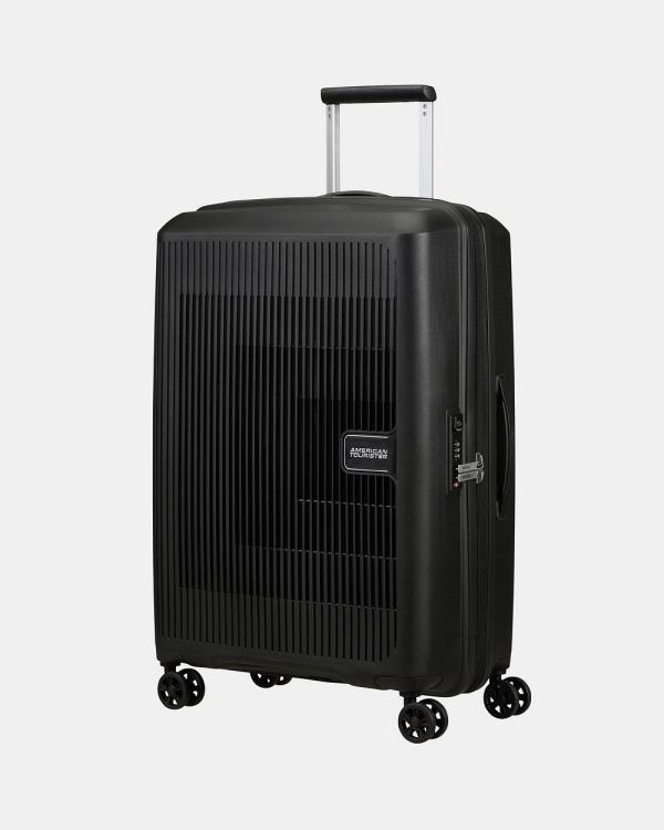 American Tourister - Aerostep Medium (67 cm) - Travel and Luggage (BLACK) Aerostep Medium (67 cm)