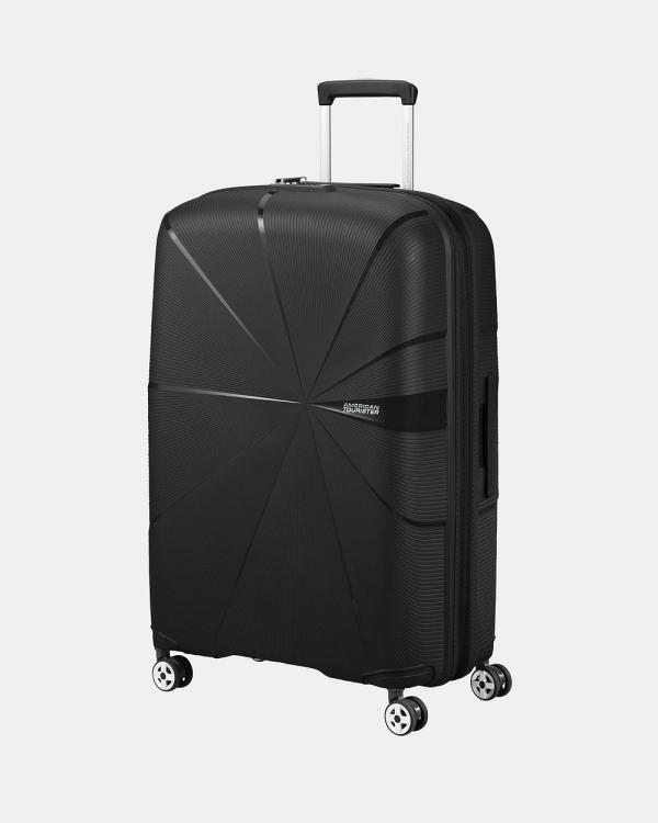 American Tourister - Starvibe Large (77 cm) - Travel and Luggage (BLACK) Starvibe Large (77 cm)