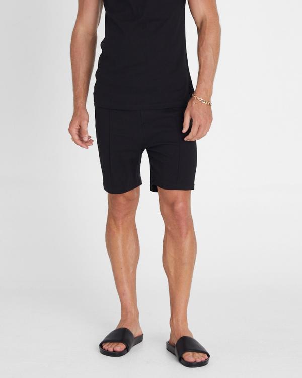 Aqua Blu Australia - Noir Shorts - Shorts (Black) Noir Shorts