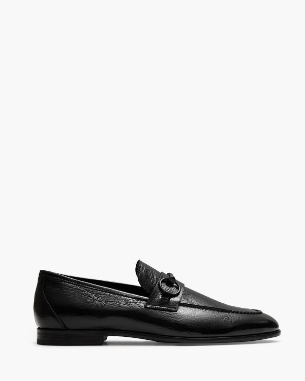 Aquila - D'ORO Collection   Candela Loafers - Dress Shoes (Patent Black) D'ORO Collection - Candela Loafers
