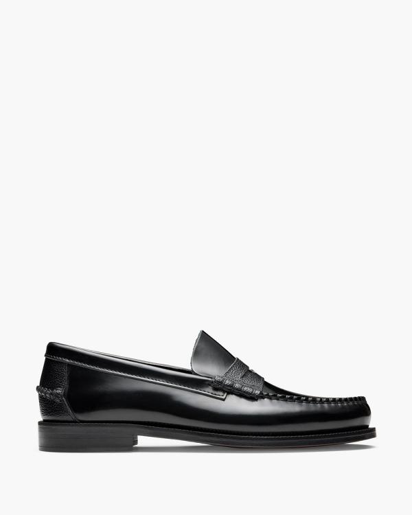 Aquila - D'ORO Collection   Ferris Loafers - Dress Shoes (Black) D'ORO Collection - Ferris Loafers