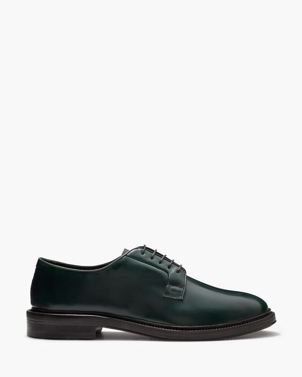 Aquila - D'ORO Collection   Rooney Derby Shoes - Dress Shoes (Dark Green) D'ORO Collection - Rooney Derby Shoes