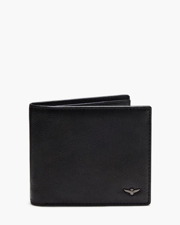 Aquila - Montoro Bi Fold Wallet - Wallets (Black) Montoro Bi Fold Wallet