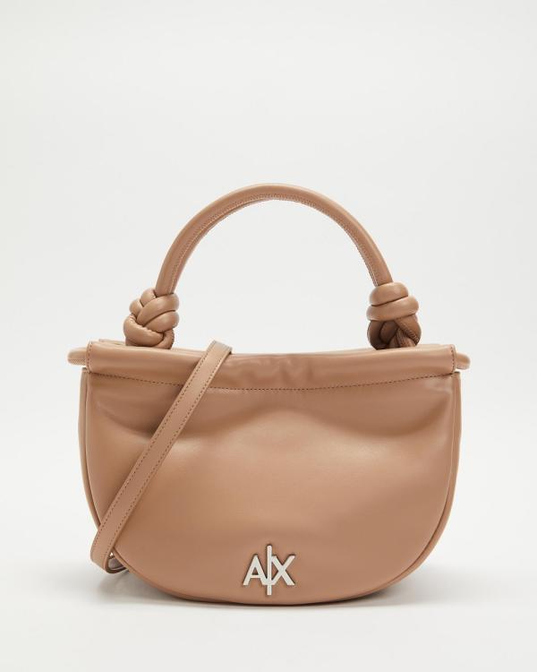 Armani Exchange - Small Hobo Bag - Handbags (Dark Sunrise) Small Hobo Bag