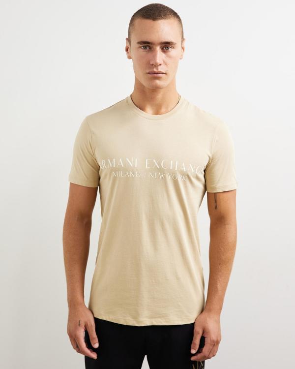 Armani Exchange - T Shirt - T-Shirts & Singlets (Safari) T-Shirt