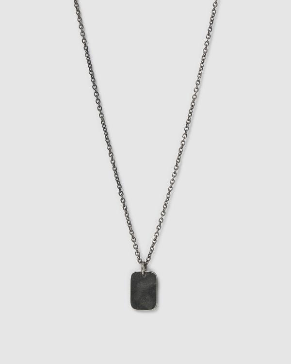 Arms Of Eve - Banksy Men's Tag Necklace - Jewellery (Grey) Banksy Men's Tag Necklace