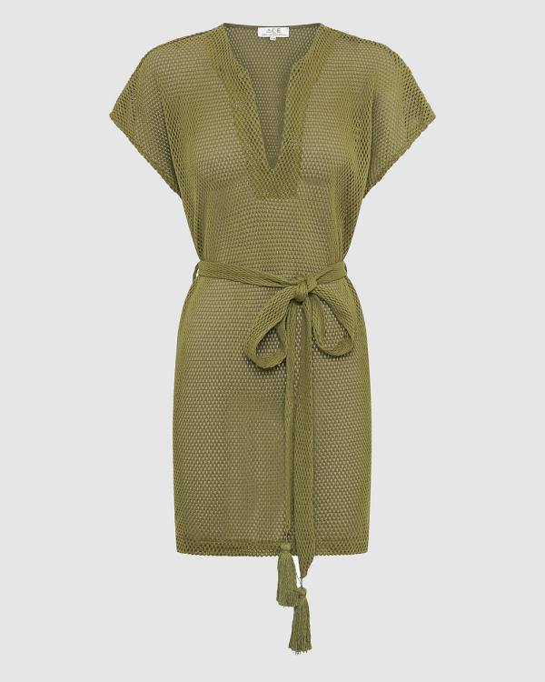 Arms Of Eve - Como Dress   Pistachio - Swimwear (Green) Como Dress - Pistachio
