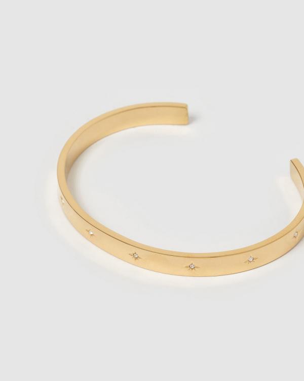 Arms Of Eve - Gemma Gold Cuff Bracelet - Jewellery (Gold) Gemma Gold Cuff Bracelet