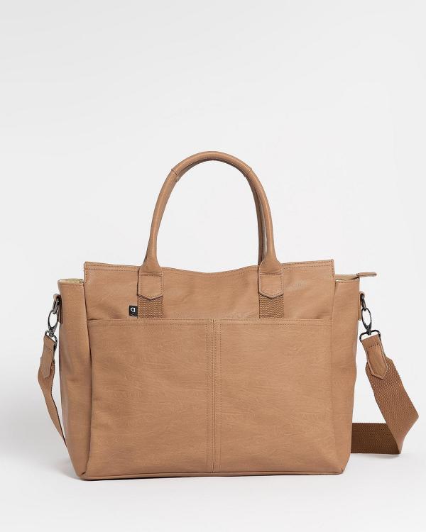 Arrived - The Hayes Baby Bag Tote - Bags (Cappuccino) The Hayes Baby Bag Tote