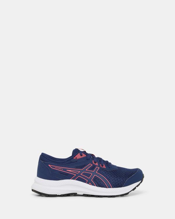 ASICS - Contend 8 Grade School - Performance Shoes (Blue Expanse/Blue Expanse) Contend 8 Grade School