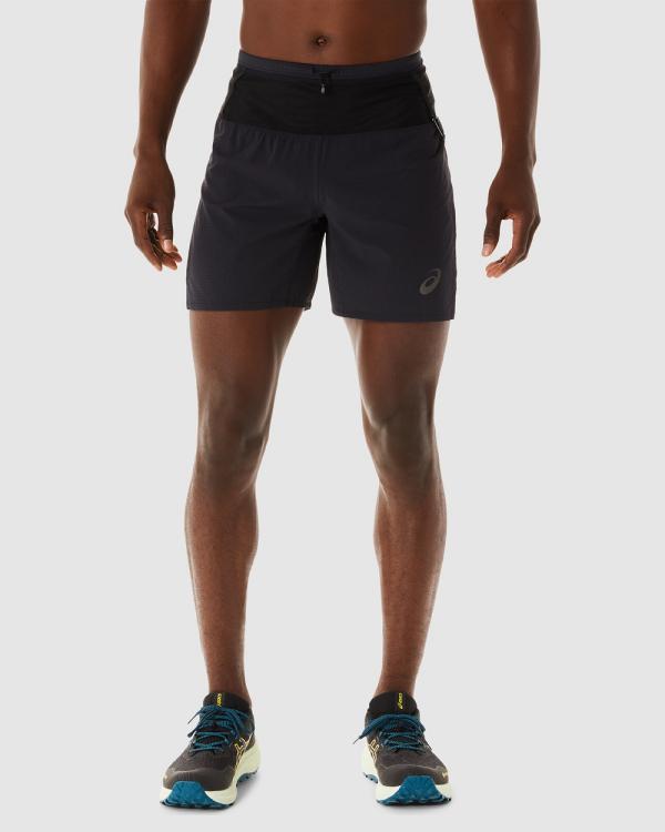 ASICS - Fujitrail Short   Men's - Shorts (Performance Black) Fujitrail Short - Men's