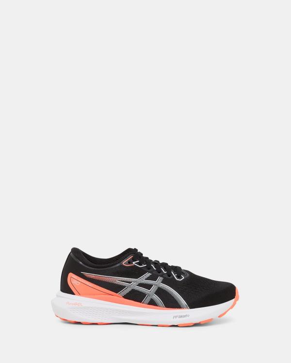 ASICS - Gel Kayano 30 Grade School - Performance Shoes (Black/Pure Silver) Gel-Kayano 30 Grade School