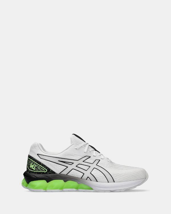 ASICS - GEL Quantum 180 VII   Men's - Sneakers (White & Illuminate Green) GEL-Quantum 180 VII - Men's