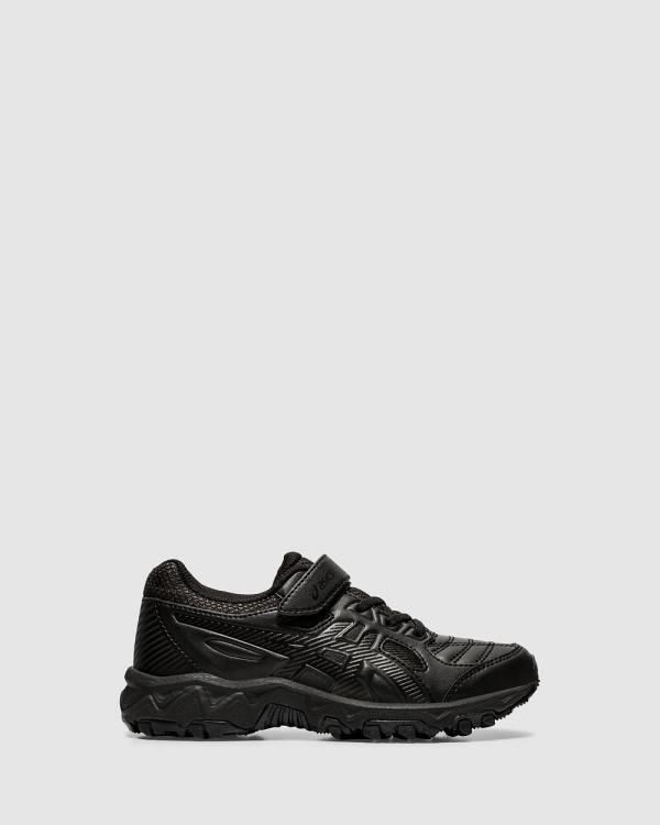 ASICS - Gel Trigger 12 TX Black Pre School  - Performance Shoes (Black/Black) Gel-Trigger 12 TX Black Pre-School