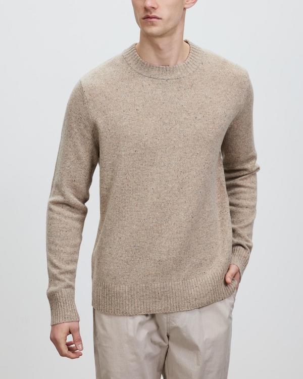 Assembly Label - Carson Knit - Jumpers & Cardigans (Stone Marle) Carson Knit
