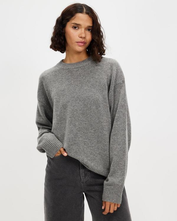 Assembly Label - Iris Knit Grey Marle - Jumpers & Cardigans (Grey Marle) Iris Knit Grey Marle