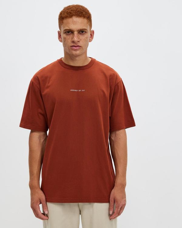 Assembly Label - Organic Established Tee - T-Shirts & Singlets (Copper) Organic Established Tee