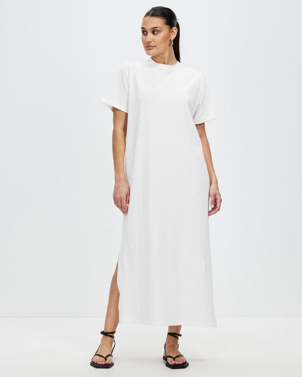 Assembly Label - Slone Jersey Tee Dress - Dresses (White) Slone Jersey Tee Dress
