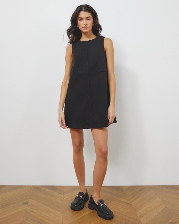 Atmos&Here - Stephanee Shift Mini Dress - Dresses (Black) Stephanee Shift Mini Dress
