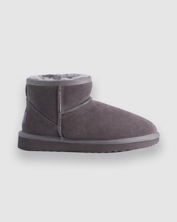 AusWooli Ugg Boots - Bondi Short Sheepskin Ankle Boot - Boots (Grey) Bondi Short Sheepskin Ankle Boot