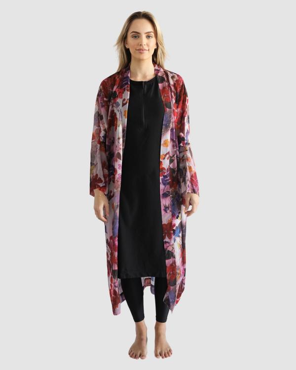 Azya Swim - Split Sleeve Kimono    Bloom - Swimwear (BLOOM) Split Sleeve Kimono -- Bloom
