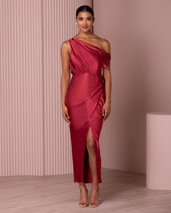 Azzurielle - Demelza Dress - Bridesmaid Dresses (Wine) Demelza Dress
