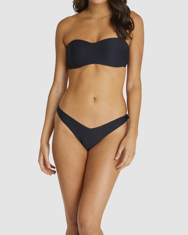 Baku Swimwear - Rococco V Waist Brazilian Bikini Bottom - Bikini Set (Black) Rococco V-Waist Brazilian Bikini Bottom