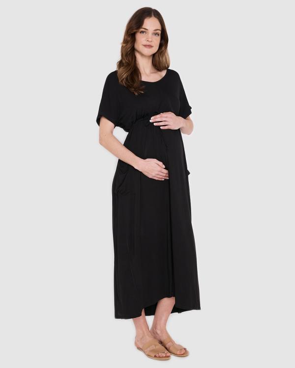 Bamboo Body - Mila Maxi Dress - Dresses (Black) Mila Maxi Dress